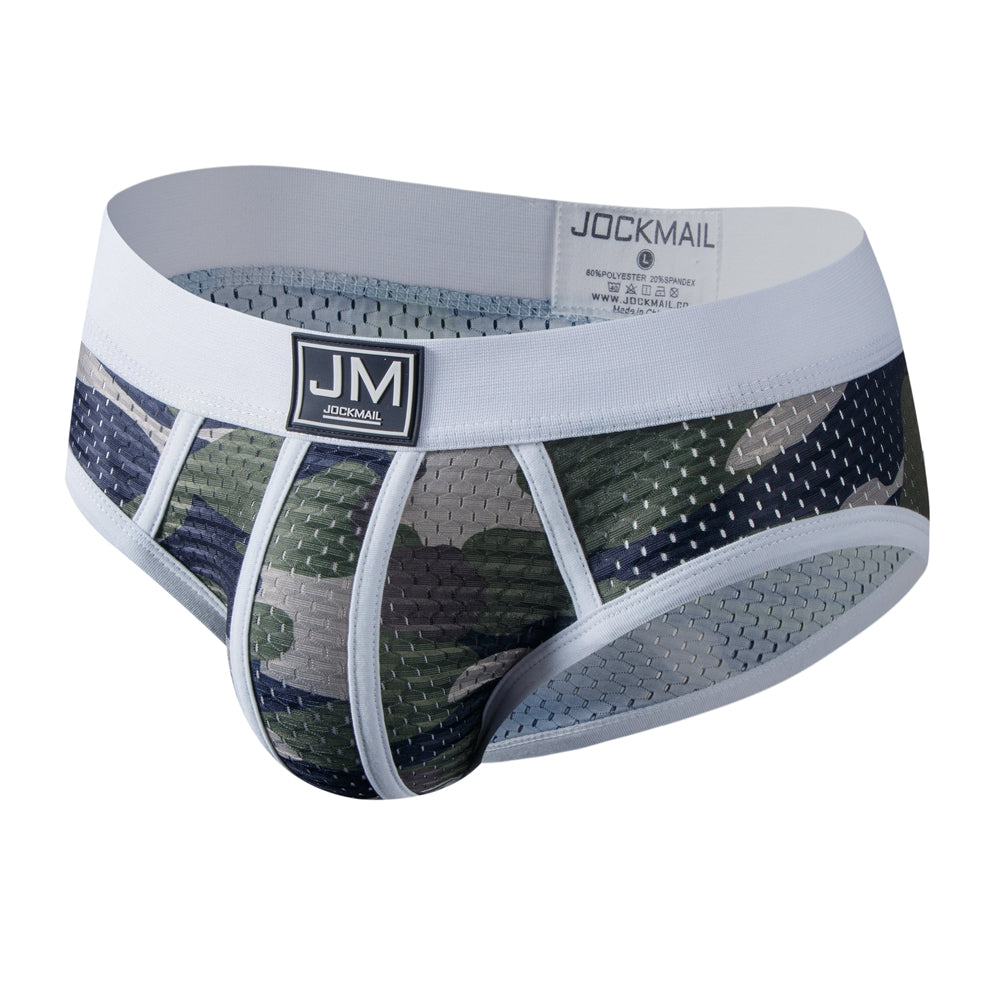 Cueca Slip Camuflada Elite OlimpoFit