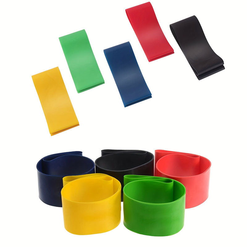 Mini Bands OlimpoFit - Kit de 5 Faixas Elásticas para Exercícios e Mobilidade