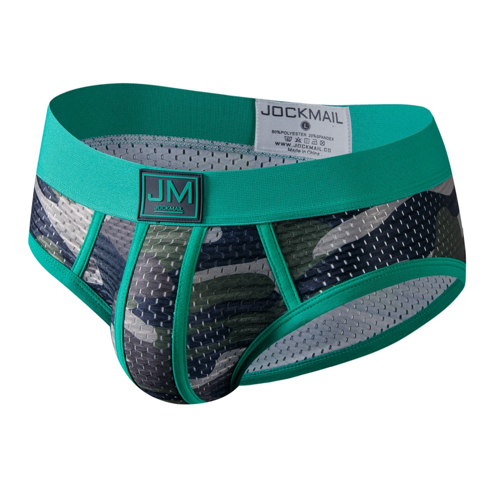 Cueca Slip Camuflada Elite OlimpoFit