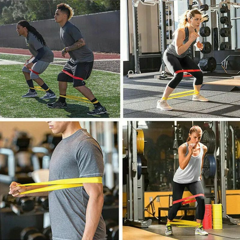 Mini Bands OlimpoFit - Kit de 5 Faixas Elásticas para Exercícios e Mobilidade