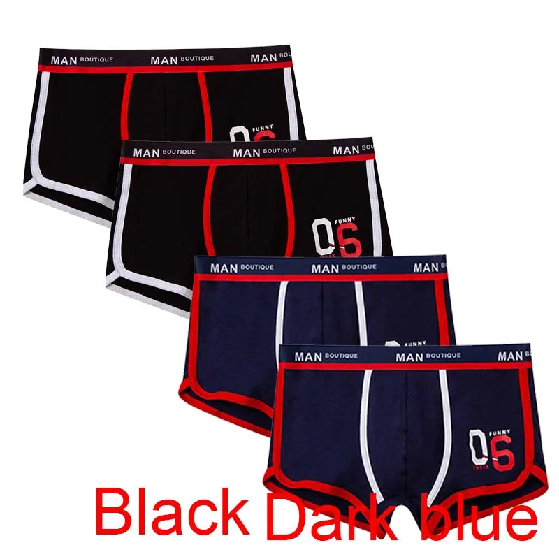 Kit 4 Cueca Boxer AirFlex OlimpoFit