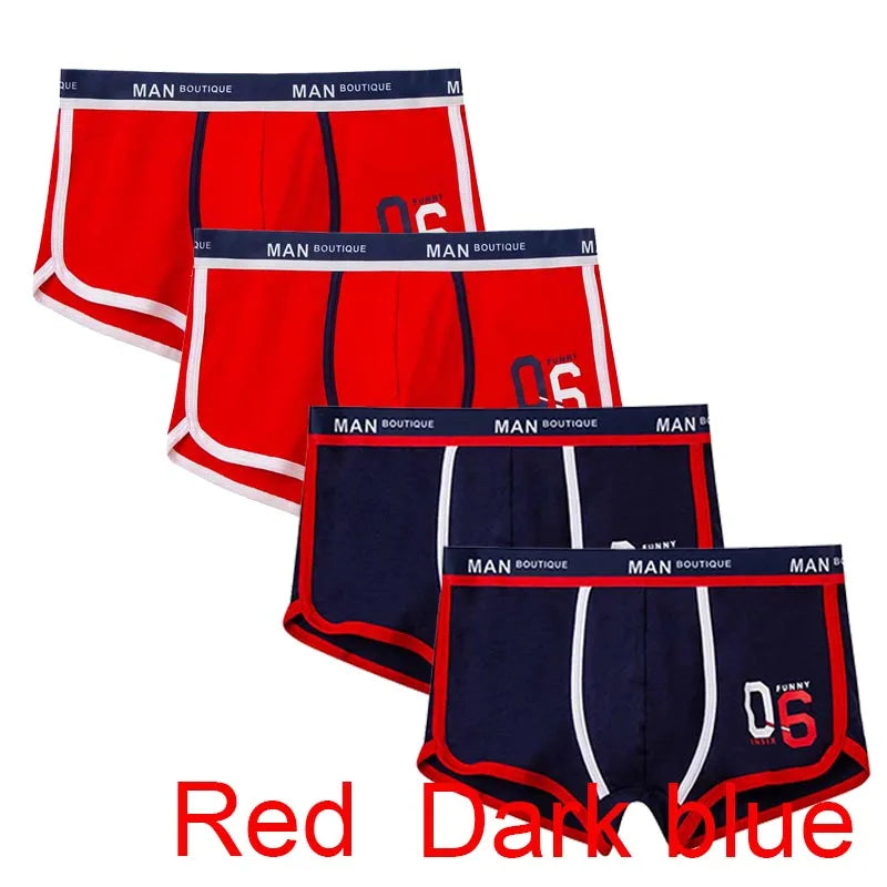 Kit 4 Cueca Boxer AirFlex OlimpoFit