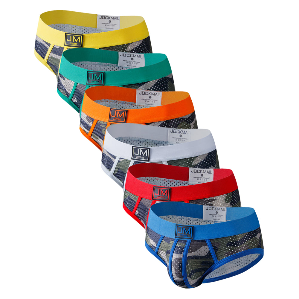 Cueca Slip Camuflada Elite OlimpoFit