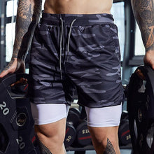 Carregar imagem no visualizador da galeria, Shorts Dry Fit OlimpoForce Camuflado 2 em 1
