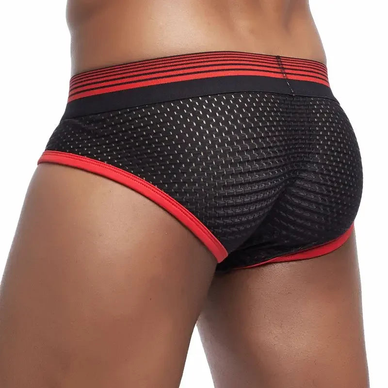 Cueca Slip Black Comfort OlimpoFit