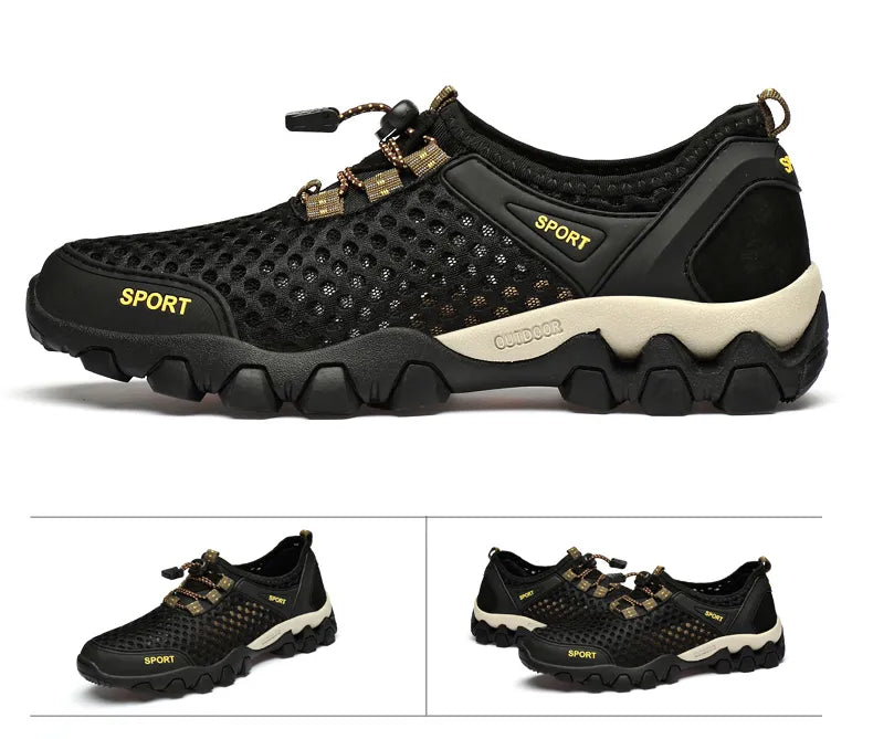 Explore a natureza com o Tenis Sport Outdoor. Leve, antiderrapante, com solado de borracha e design moderno. Aventura e conforto em cada passo. Ideal para caminhadas, corridas e atividades ao ar livre.