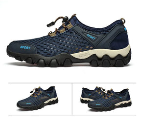 Explore a natureza com o Tenis Sport Outdoor. Leve, antiderrapante, com solado de borracha e design moderno. Aventura e conforto em cada passo. Ideal para caminhadas, corridas e atividades ao ar livre.
