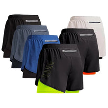 Carregar imagem no visualizador da galeria, Descubra os Shorts Sportswear Dry Fit 2 em 1, perfeitos para seus treinos e atividades ao ar livre. Feitos de poliéster de secagem rápida, proporcionam conforto e versatilidade. Ideal para corridas, academia e mais. Encontre seu par na OlimpoFit.
