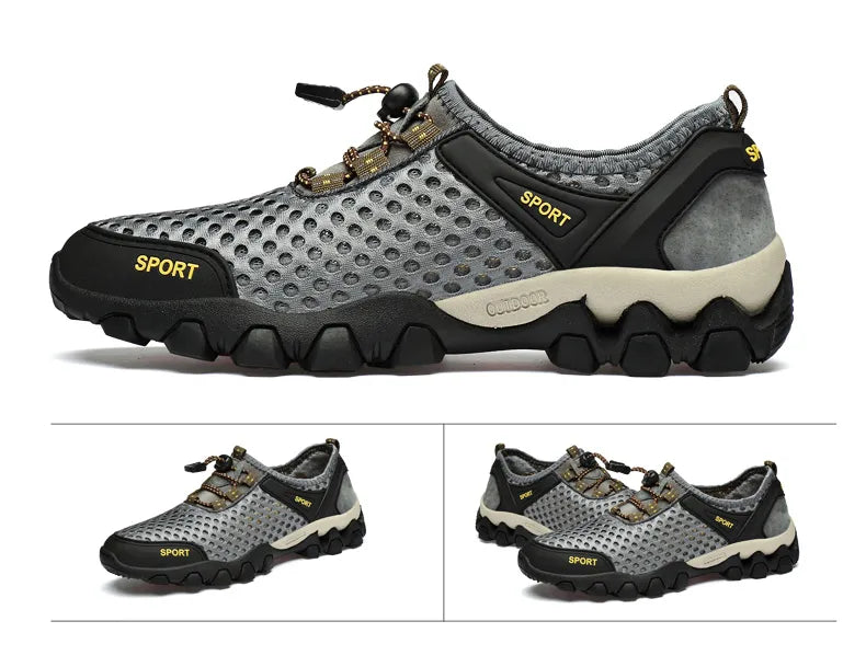 Explore a natureza com o Tenis Sport Outdoor. Leve, antiderrapante, com solado de borracha e design moderno. Aventura e conforto em cada passo. Ideal para caminhadas, corridas e atividades ao ar livre.