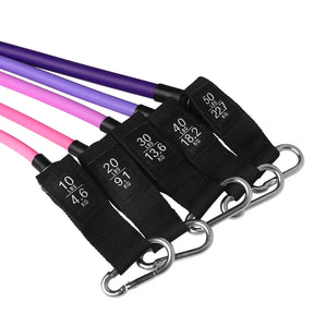 Kit Cores de Elásticos de Resistência para Musculação OlimpoFit