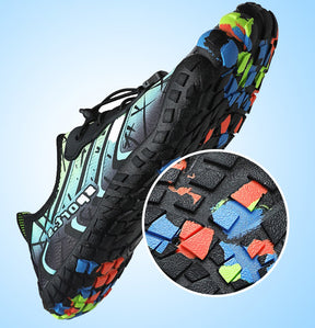 Descubra os Tênis Aquáticos Respiráveis Quick Dry, ideais para Natação e Praia. Leves, Confortáveis e Duráveis, são perfeitos para seus momentos de lazer no verão. Compre já!